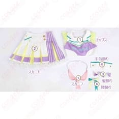 ラブライブ！ 南ことり チアガール衣装 ポップ可憐で写真映えする動きやすいコスプレ - 6枚目の画像（サムネイル）