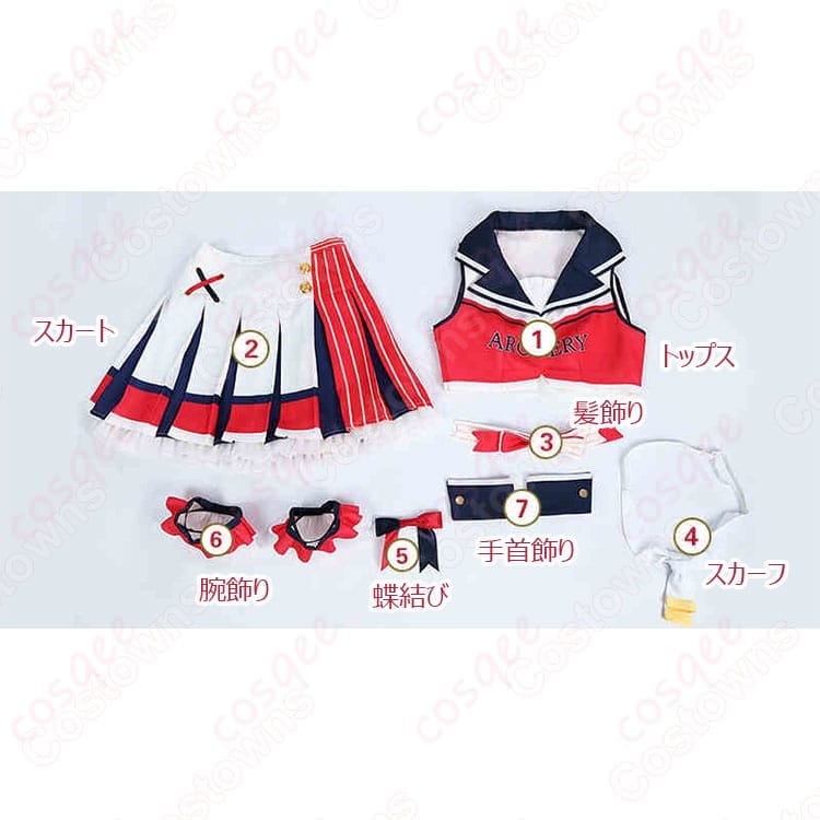 ラブライブ！ 南ことり チアガール衣装 ポップ可憐で写真映えする動きやすいコスプレ - 11枚目の画像