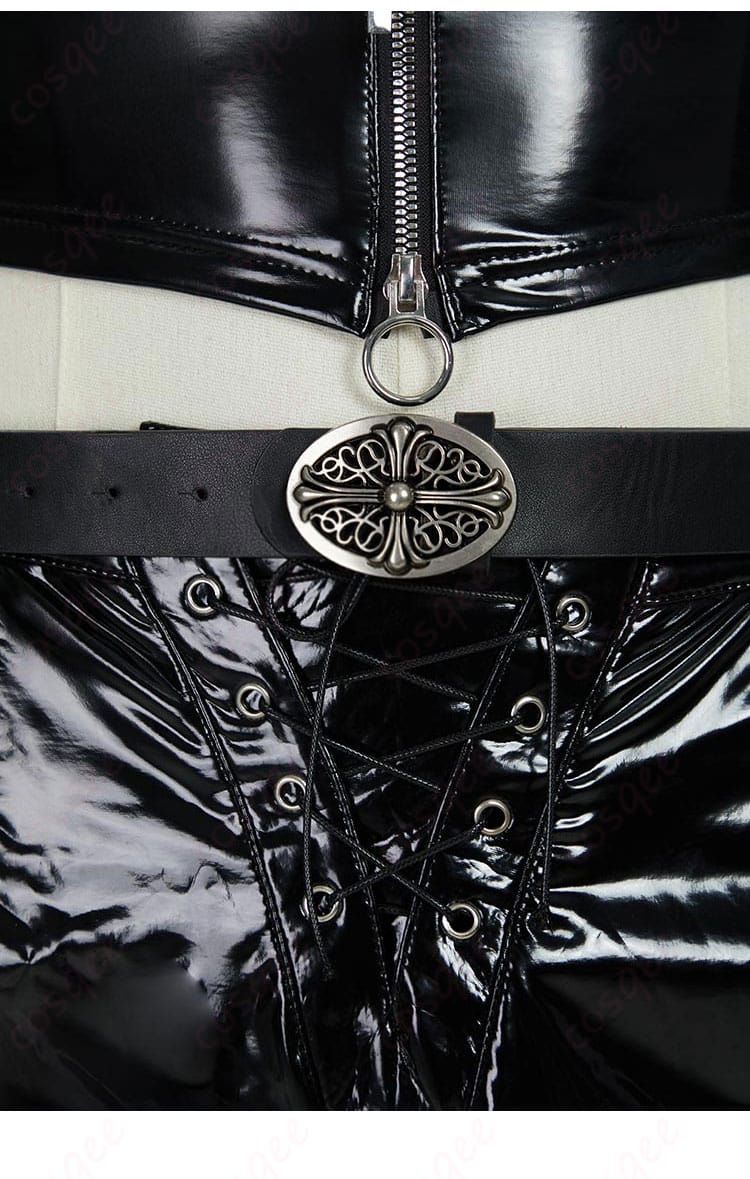 デスノート メロ コスプレ衣装の腰部装飾。豪華なディテールでキャラクターの個性を引き立てます。