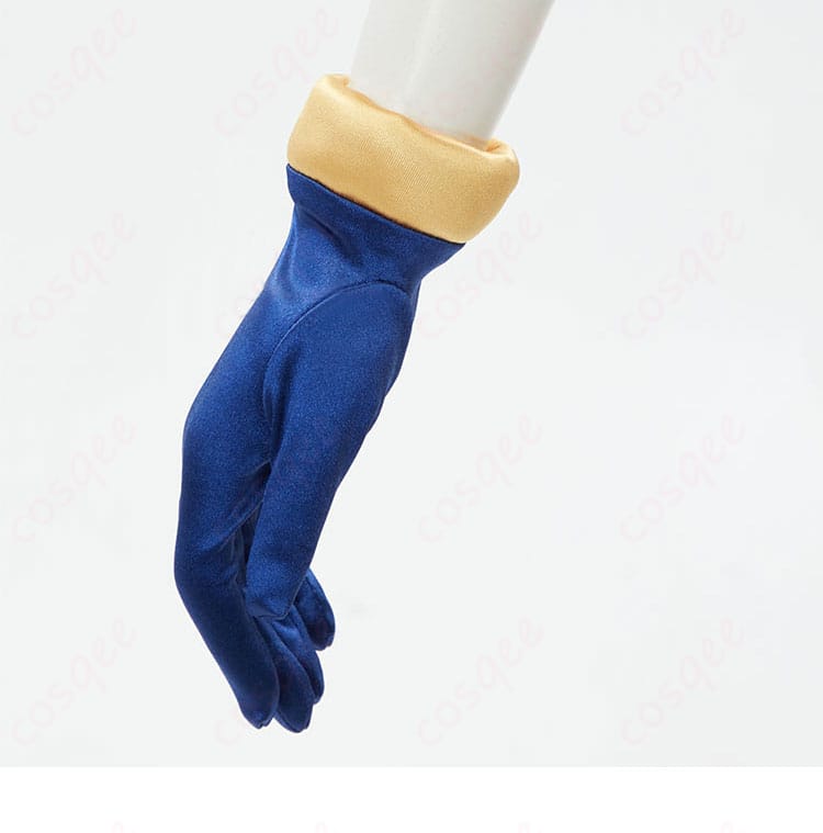 手袋部分の装飾の細部を強調。ポムニのコスプレ衣装にぴったりな小物で、完成度が高いです。