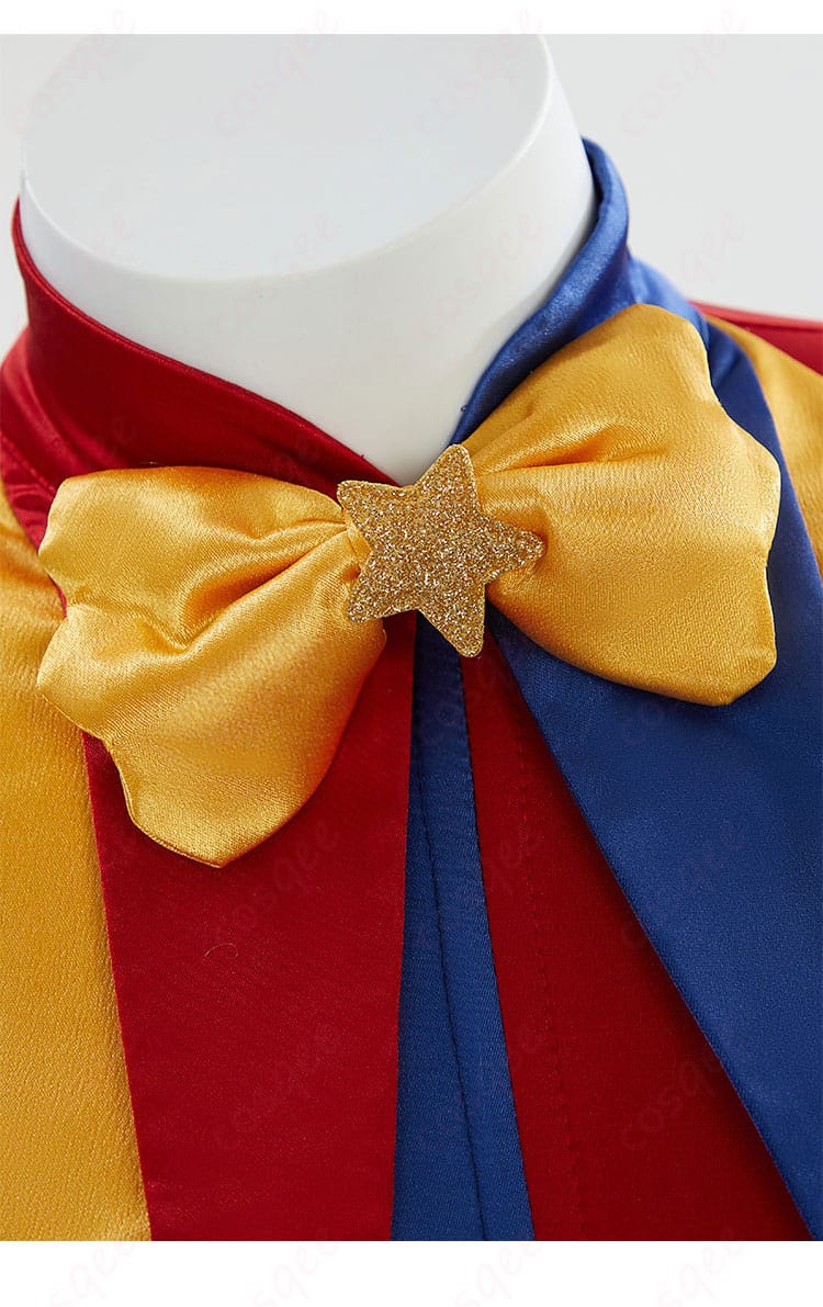 ポムニの衣装に付属した領結の装飾細部。細かな縫製とデザインで、完璧なキャラクター再現。