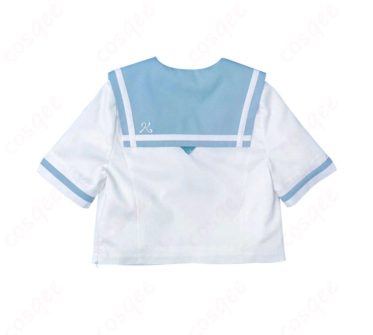 鎧塚みぞれ 夏制服 コスプレ衣装 背面ディテール。キャラクターの特徴的なデザインを忠実に再現。