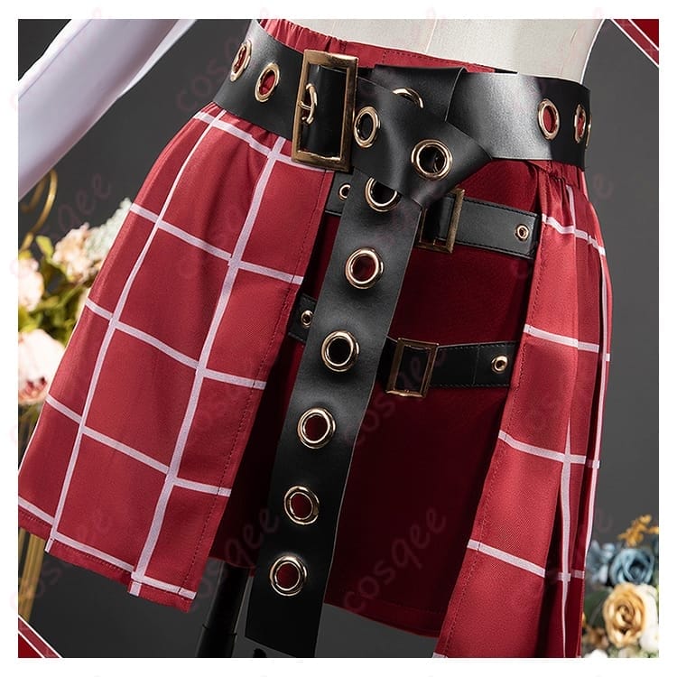 サーニャ 葛葉 風コスプレ衣装 ダークでクールな存在感をまとう一式 - 6枚目の画像