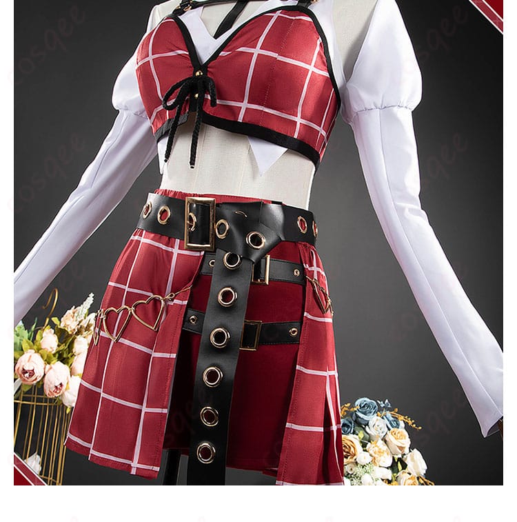 服の装飾ディテール。コスプレ衣装の美しいデザイン。コスプレ衣装。