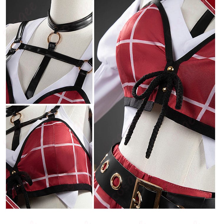 ネックレスと領口装飾ディテール。コスプレ衣装の豪華なアクセサリー。コスプレ衣装。