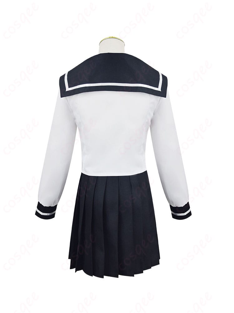 菜なれ花なれ 小父内涼葉 コスプレ衣装 背面図。後ろのデザインと装飾をしっかり確認できる。