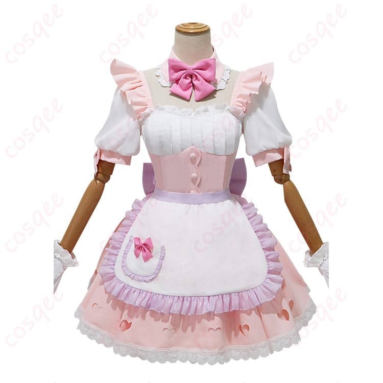 Re:ゼロ ラム 夢かわメイド コスプレ衣装 可憐で映えるガーリーコーデ S–XL - 1枚目の画像