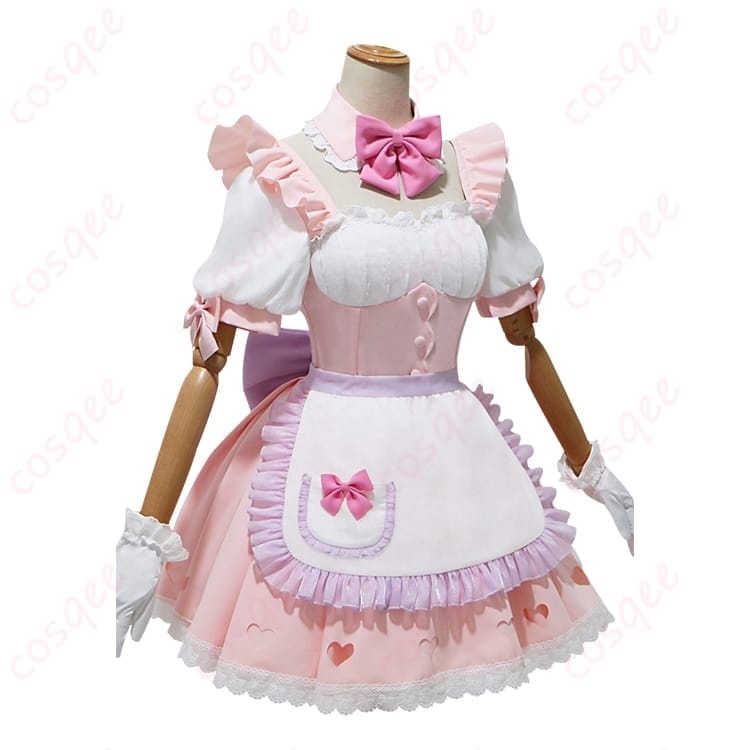 Re:ゼロ ラム 夢かわメイド コスプレ衣装 可憐で映えるガーリーコーデ S–XL - 2枚目の画像