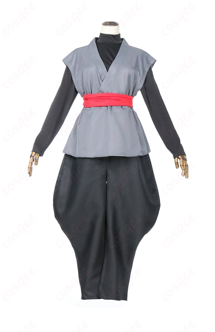 商品正面のゴクウブラックコスプレ衣装の詳細画像。クオリティの高いデザインが特徴です。