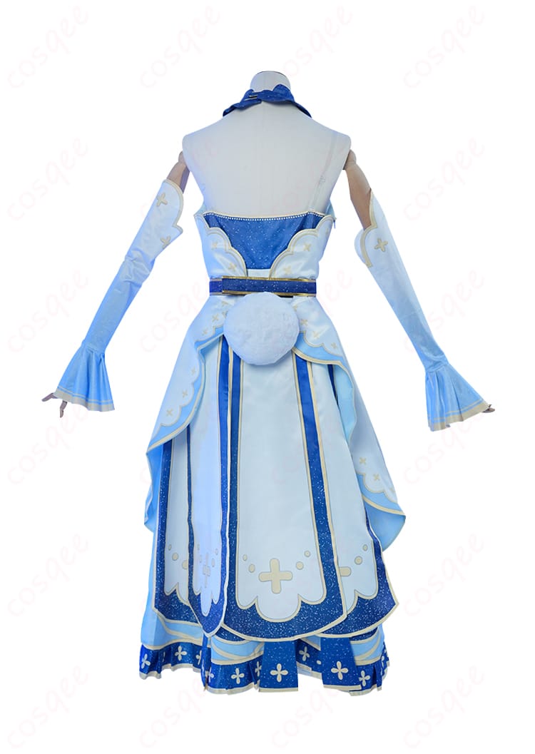 商品背面画像 – コスプレ衣装の背面デザイン。後ろのディテールも忠実に再現されています。