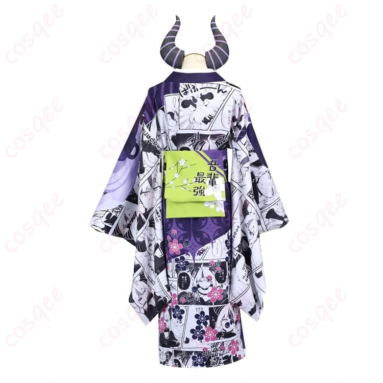 ホロライブ ラプラス・ダークネス お正月Ver. コスプレ衣装 和装ミックスで写真映え - 2枚目の画像