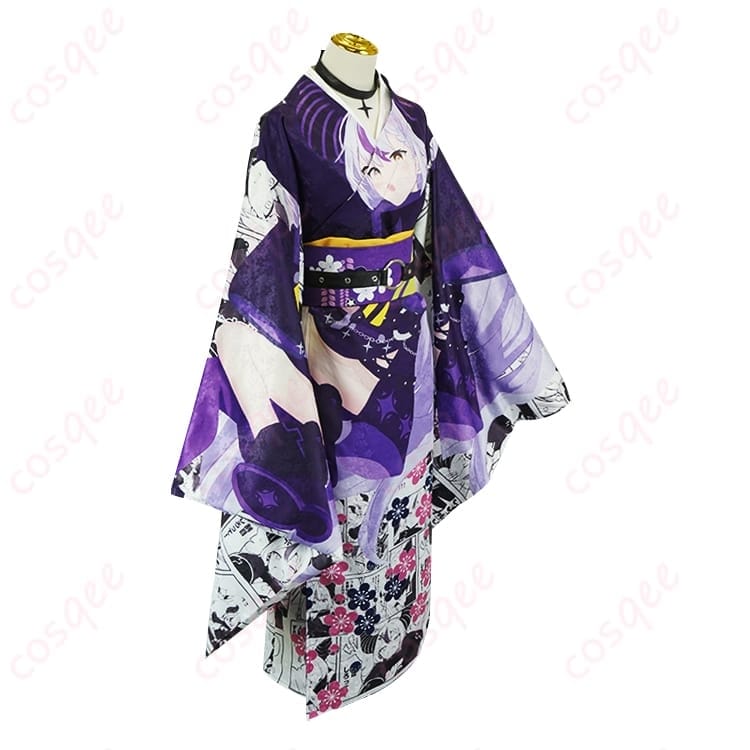 ホロライブ ラプラス・ダークネス お正月Ver. コスプレ衣装 和装ミックスで写真映え - 1枚目の画像