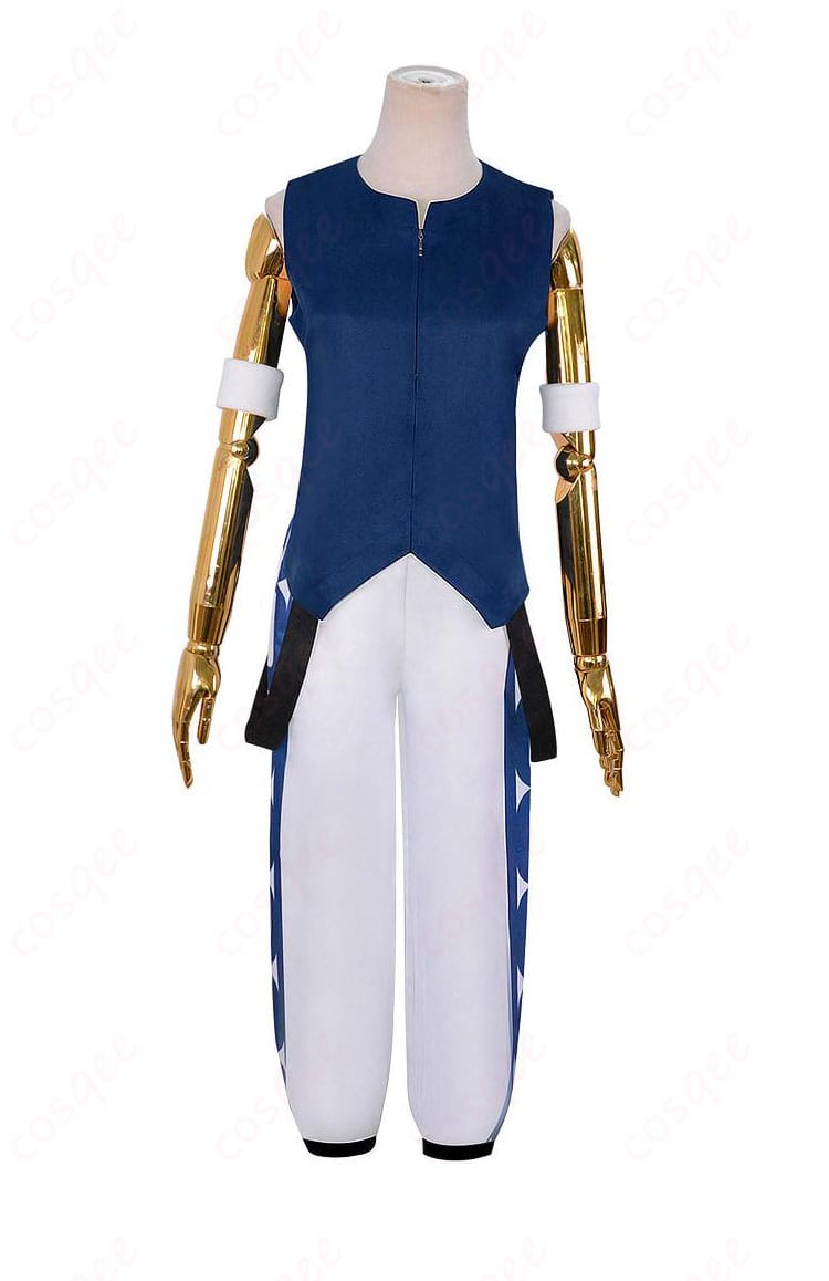 商品正面のコスプレ衣装。リムル=テンペストの半袖衣装、鮮明なデザインとリアルなディテール。