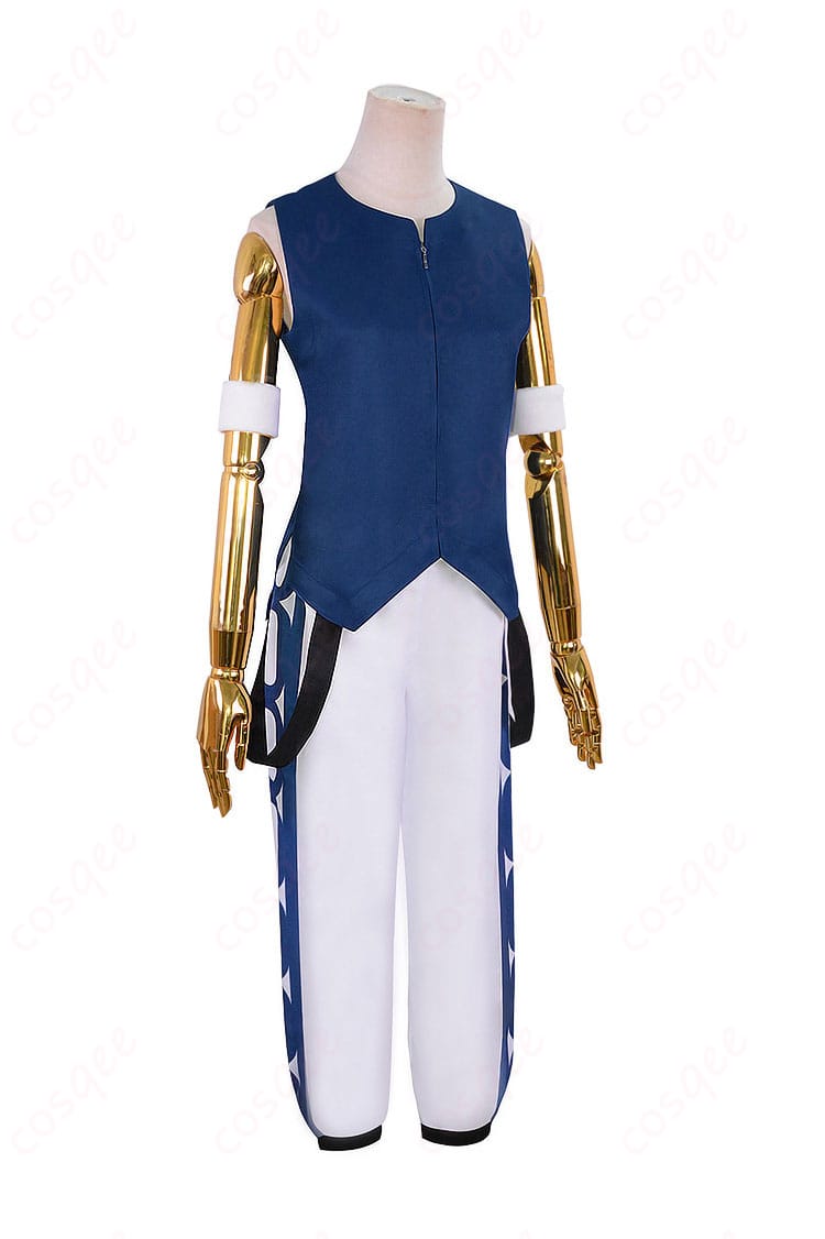 商品右側から見たコスプレ衣装。リムル=テンペストのコスプレ衣装の全体像がわかりやすい角度で撮影。