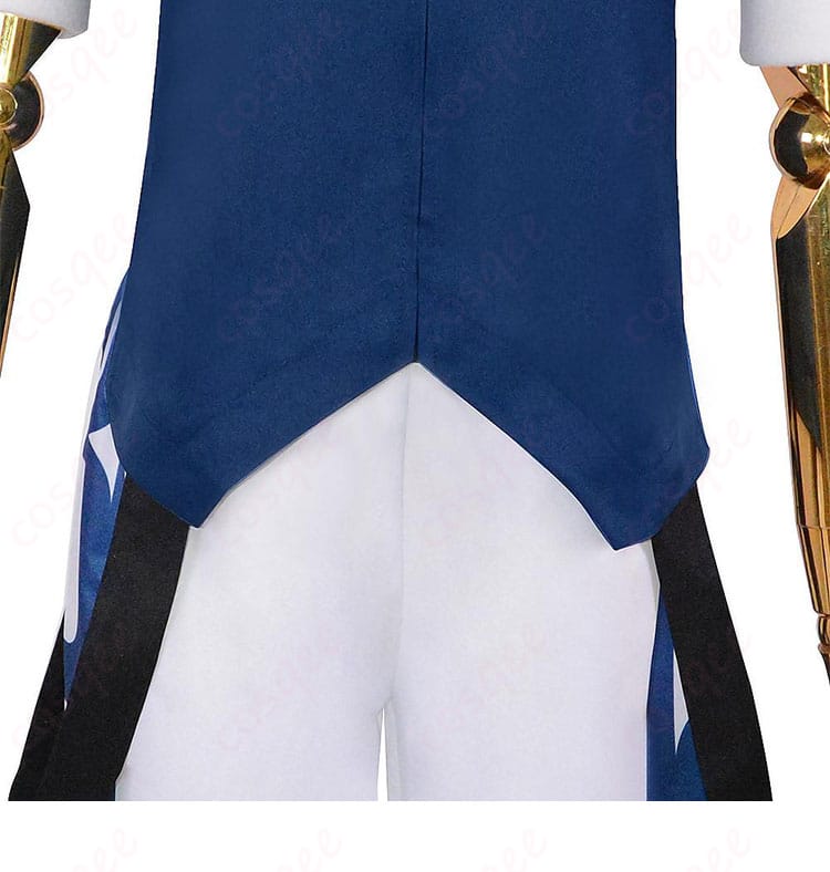 腰部の服装ディテール。リムル=テンペストのコスプレ衣装の腰部のデザインやディテールが鮮明に描かれた画像。