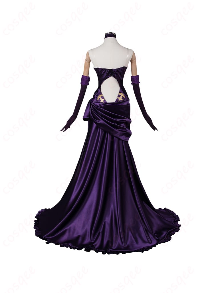 ジャンヌ・ダルク・オルタ コスプレ衣装 背面写真 – 完璧なシルエットとバックディテール