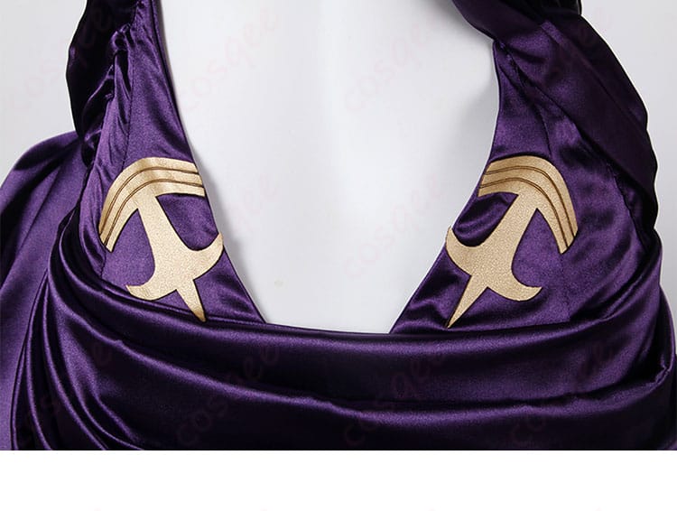 ジャンヌ・ダルク・オルタ コスプレ衣装 背面装飾細部 – 背中のディテールと精緻なデザイン