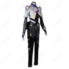 VALORANT ヴァイパー風コスプレ衣装 クールでシャープな黒緑配色が写真でも映える - 2枚目の画像（サムネイル）