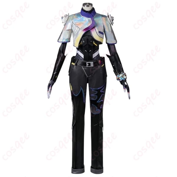 VALORANT ヴァイパー風コスプレ衣装 クールでシャープな黒緑配色が写真でも映える