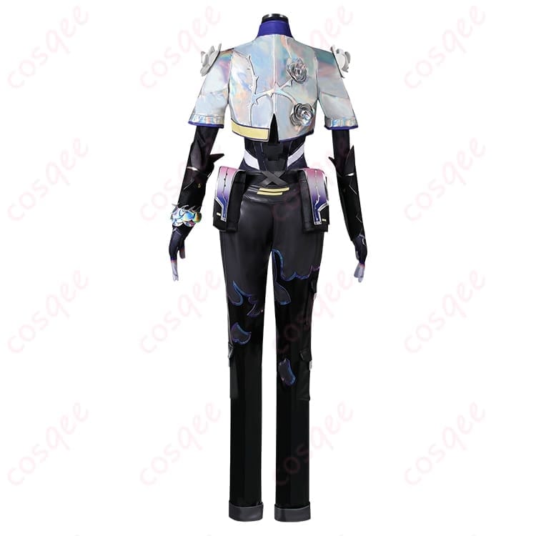 VALORANT ヴァイパー風コスプレ衣装 クールでシャープな黒緑配色が写真でも映える - 3枚目の画像