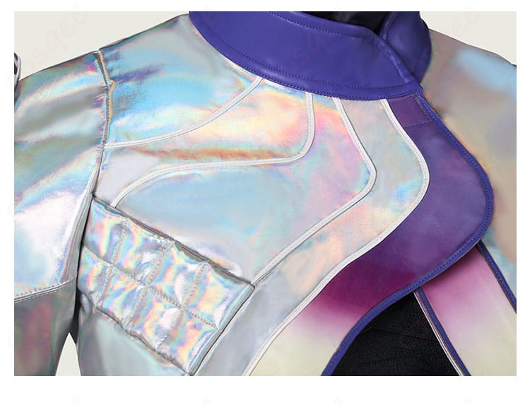 ヴァイスコスプレ衣装の高精度再現された衣襟装飾