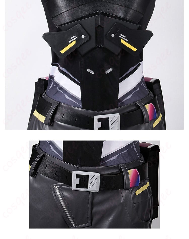 ヴァイスのコスプレ衣装の全体装飾ディテール