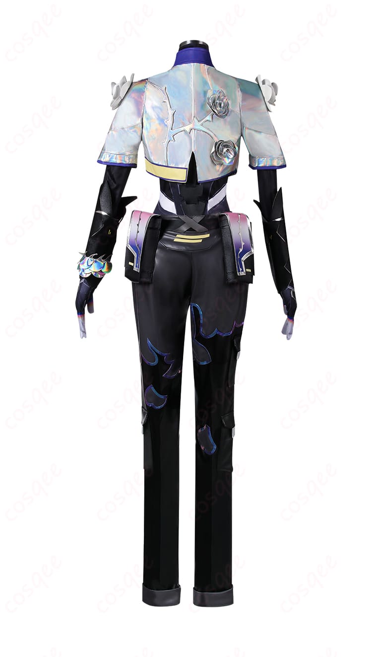 ヴァロラントヴァイスコスプレ衣装の背面デザイン