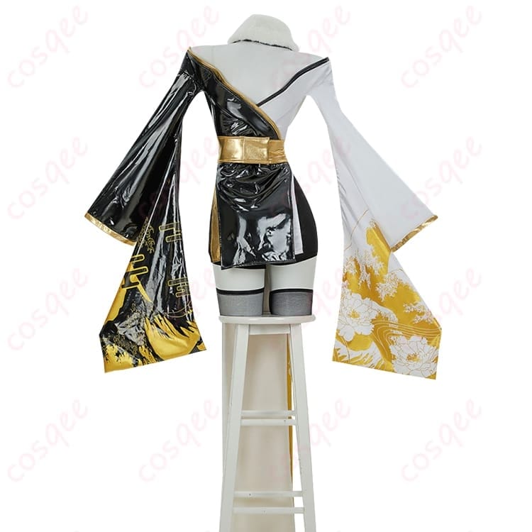 勝利の女神:NIKKE ノワール ブラックラビット風コスプレ衣装 写真映えして動きやすい着用感 - 4枚目の画像