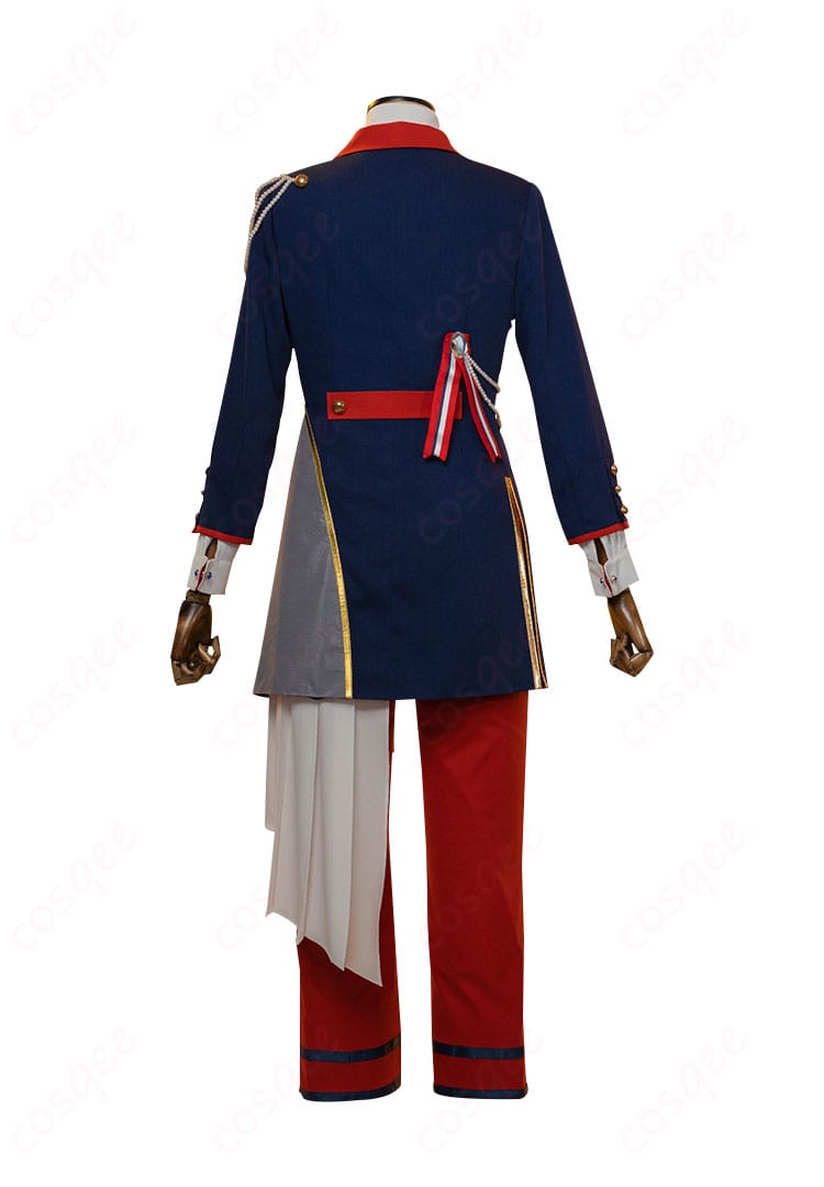 あんさんぶるスターズ!! 伏見弓弦のコスプレ衣装 背面ビュー。後ろ姿も完璧に再現!