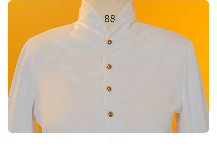 あんさんぶるスターズ!! 伏見弓弦 コスプレ衣装 内搭シャツのディテール。素材の質感とデザインのこだわり。