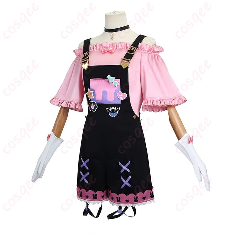 にじさんじ マリアのマリオネット風オーバーオール コスプレ衣装 可愛さ引き立つガーリーゴシック - 2枚目の画像