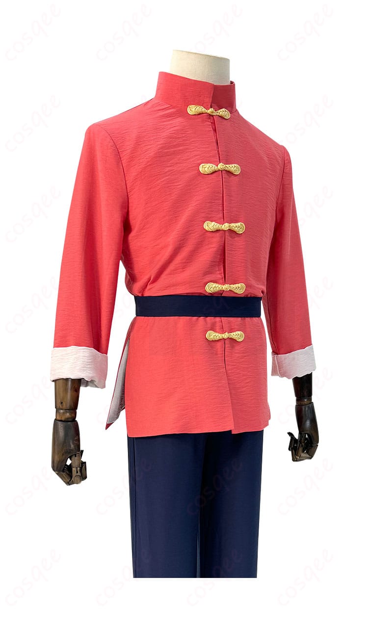 らんま1/2 早乙女乱馬 コスプレ衣装の右側写真。衣装全体のラインと形を確認できます。