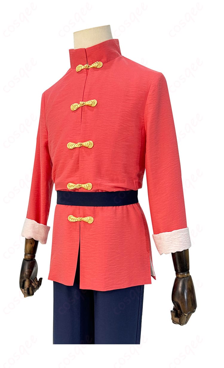 らんま1/2 早乙女乱馬 コスプレ衣装の左側写真。詳細なデザインと素材感を確認できます。