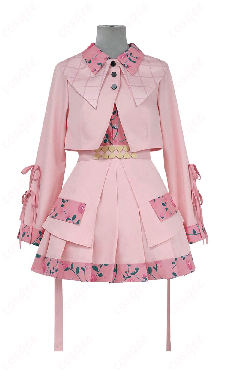 プロジェクトセカイ 小豆沢こはね 4th Anniversary 感謝祭 コスプレ衣装の正面画像。高品質なデザインと細かいディテールが特徴。