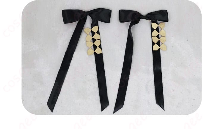 小豆沢こはねのコスプレ衣装の髪飾り装飾ディテール。可愛らしさと高い完成度が光るアイテム。