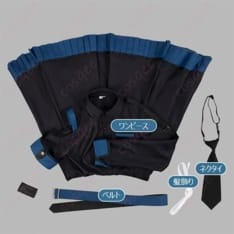 学園アイドルマスター 白線の清楚系コスプレ衣装 清潔感ある配色で写真映え抜群 - 6枚目の画像（サムネイル）