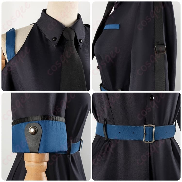 学園アイドルマスター 白線の清楚系コスプレ衣装 清潔感ある配色で写真映え抜群 - 5枚目の画像