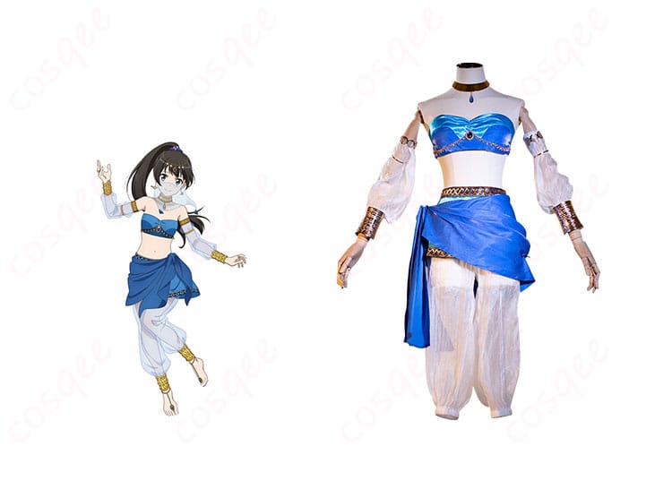 少女☆歌劇 レヴュースタァライト 千夜一夜物語ver. 神楽ひかり コスプレ衣装 着用イメージとキャラクター比較